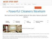Screenshot for powerfulcleanersnewham.com