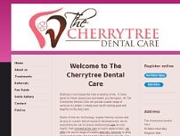 The Cherrytree Dental Care website screenshot