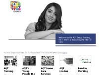 AQT Training and AQT Home Care Services website screenshot