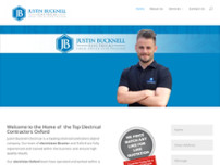 Justin Bucknell Electrical website screenshot