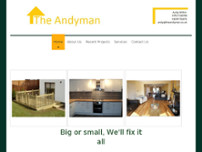 Screenshot for http://www.theandyman.co.uk