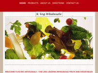 K Veg Wholesale website screenshot