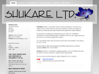 SHUKARE LTD website screenshot