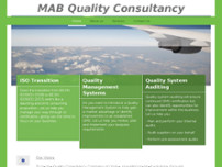 MAB Quality Consultancy website screenshot