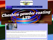 Cheshire powder coating Ltd website screenshot