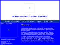 Richmonds of London Ltd website screenshot