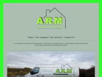 A.R.M Joinery & Glazing website screenshot