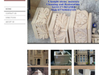 A knight stone masonry website screenshot