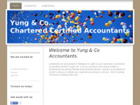 Yung and Co. Chartered Certified Accountants website screenshot