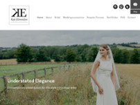 Kate Edmondson Bridal Couture website screenshot