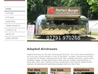 Adapted Airstreams website screenshot