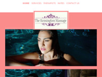 THE KENSINGTON MASSAGE website screenshot