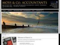 Moss & Co (Direct Accounts) Limited website screenshot