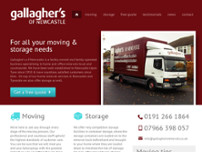 Gallagher's of Newcastle website screenshot