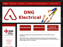 DNG Electrical website screenshot