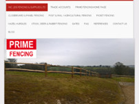 Prime Fencing website screenshot