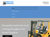 Screenshot for http://www.industrialtrucktraining.co.uk