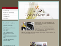 Cleaner Ovens 4 You website screenshot