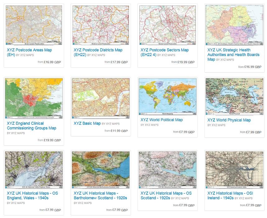 Images XYZ Maps
