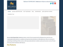 Screenshot for http://www.securusdepositcentres.co.uk/