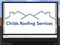 Childs roofing services website screenshot