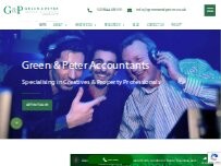 Website Screenshot Green & Peter