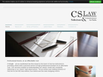 C S Law website screenshot