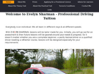 Screenshot for http://evelynsharman.co.uk
