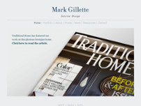 Mark Gillette Interior Design Ltd website screenshot