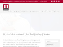 Screenshot for http://www.morrishsolicitors.com/