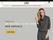 Screenshot for https://www.liveclothing.uk/
