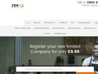 Screenshot for https://www.zdkformations.co.uk