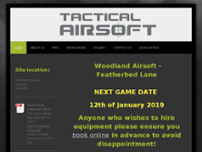 Tactical Warfare Airsoft website screenshot