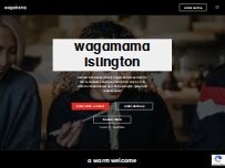 Website Screenshot wagamama islington