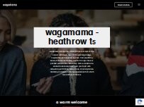 Website Screenshot wagamama - heathrow t5