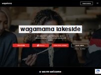 Website Screenshot wagamama lakeside