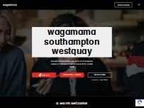 Website Screenshot wagamama southampton westquay