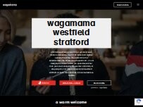 Website Screenshot wagamama westfield stratford