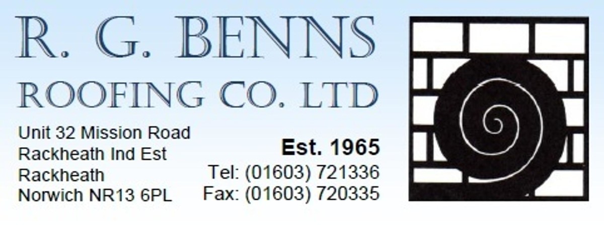 R G Benns Roofing Co. Ltd. Logo