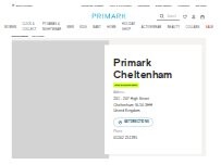 Website Screenshot Primark