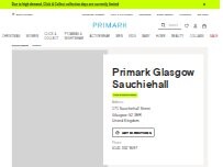Website Screenshot Primark