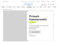 Website Screenshot Primark