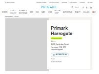 Website Screenshot Primark