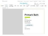 Website Screenshot Primark
