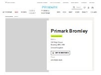Website Screenshot Primark