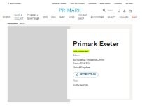 Website Screenshot Primark