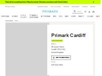 Website Screenshot Primark