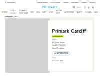Website Screenshot Primark