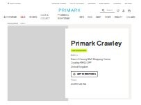 Website Screenshot Primark