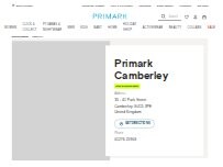 Website Screenshot Primark